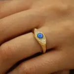 Sapphire Gözlü Yüzük