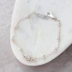 Çiy Damlası Çiçek ve Doğum Taşı Bileklik