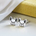 Gümüş Yavru Köpek Küpeleri