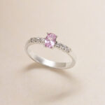 Safir Mozanit Band Gümüş Yüzük