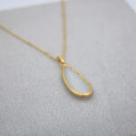 Beyaz Kaplama Hastaş Kolye