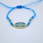 Elips Türkuaz Göz Bileklik Mavi